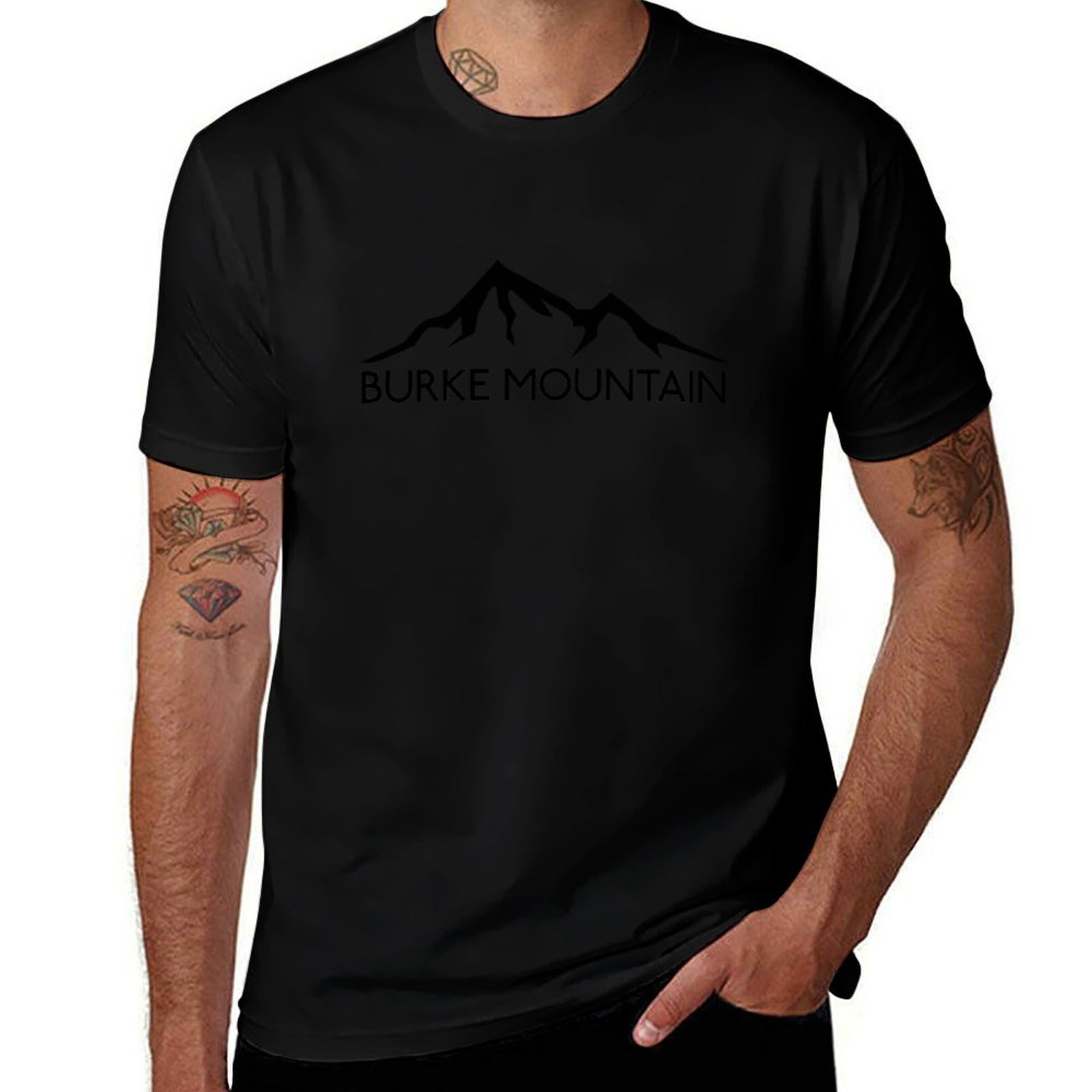 Mountain Biking Vermont - T-shirt BURKE MOUNTAIN VERMONT SKIING SKI