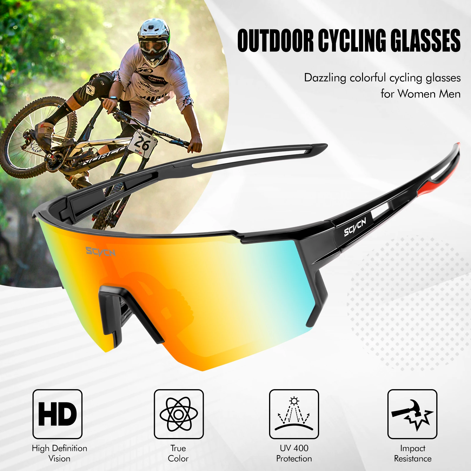 Lunettes de cyclisme photochro - Mountain Biking Glasses avis et prix