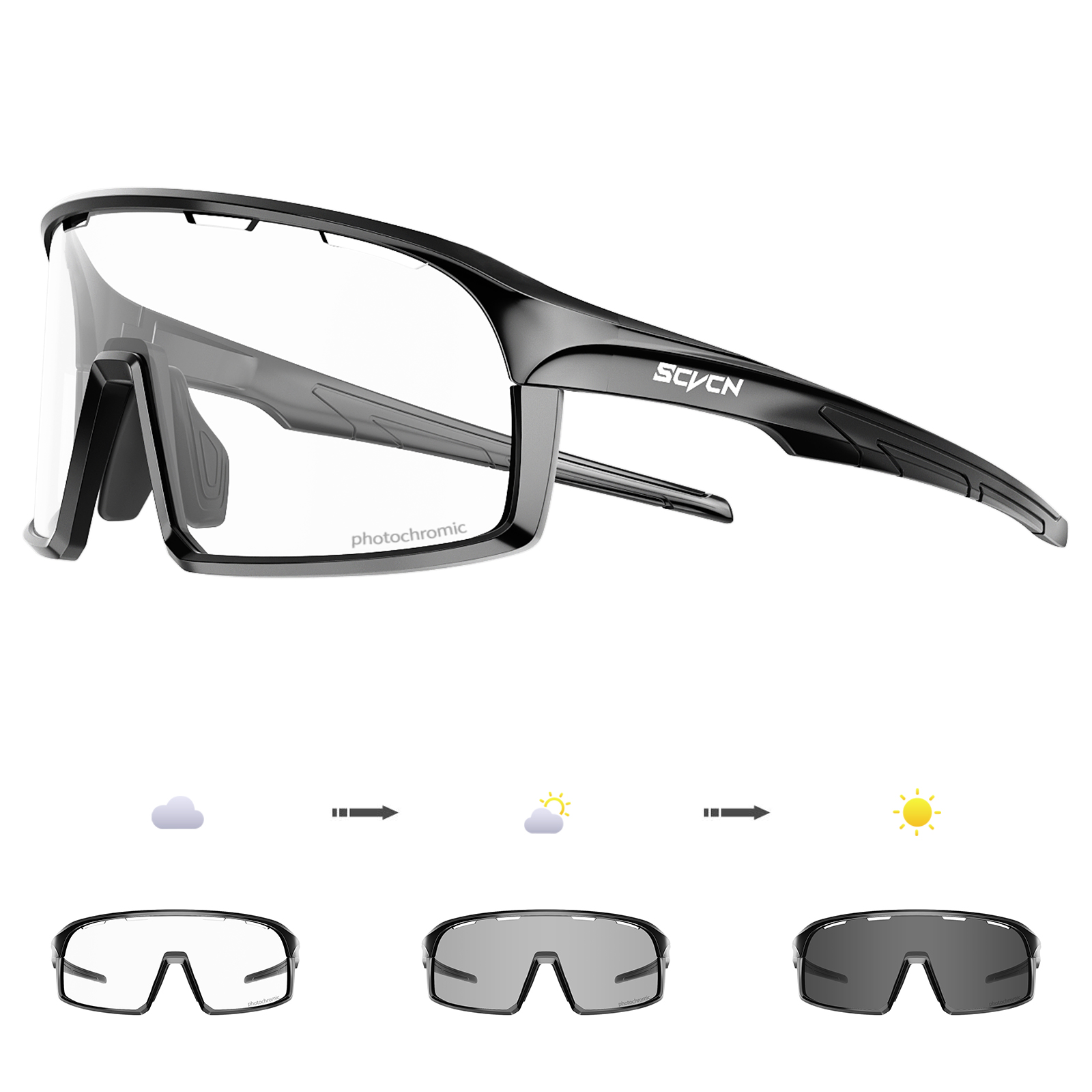 Lunettes de soleil photochromi - Mountain Biking Glasses avis et prix